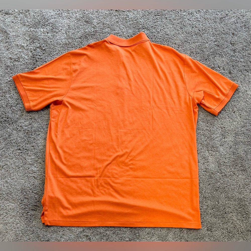 Polo Ralph Lauren Polo Shirt Orange Classic Fit Mens Size 3XL‎ Tall - Picture 2 of 5